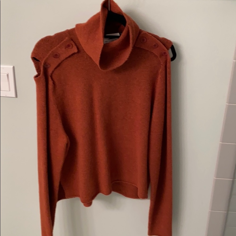 Tibi cutout shoulder sweater